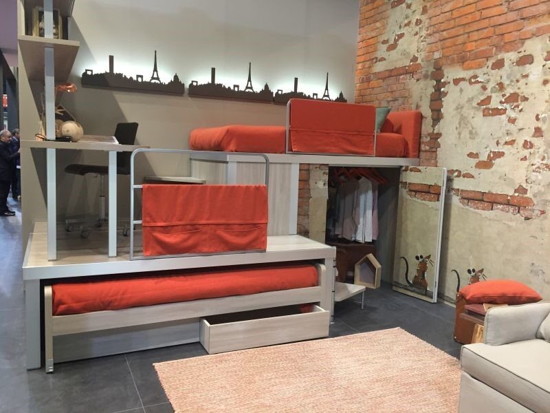 تخت دوطبقه و مبلمان برای فضاهای کوچک