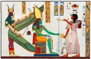 هنر مصر باستان شامل نقاشی، مجسمه سازی، معماری، هنر و دیگر گونه هایِ هنرِ تولید شده بدستِ تمدن مصر باستان در بخشِ پایینیِ درهٔ رود نیل(مصر سفلی) از حدود ۵۰۰۰ پیش از میلاد تا ۳۰۰ پس از میلاد است.