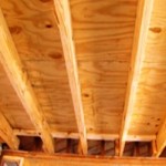تیرچه های چوبی و پهن در سقف های چوبی