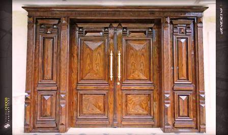 درب کلاسیک چوبی
