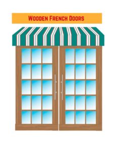 درب های چوبی فرانسوی به عنوان درب های خارجی