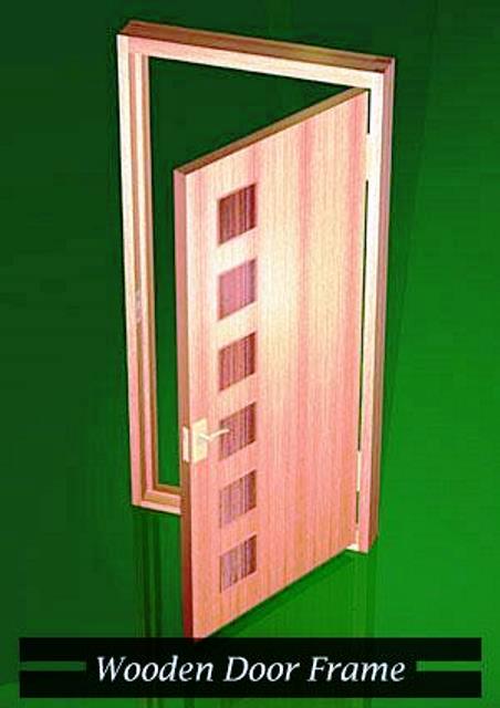درب و چهار چوب چوبی