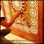 درب چوبی گره چینی ، هنر سنتی ایرانی