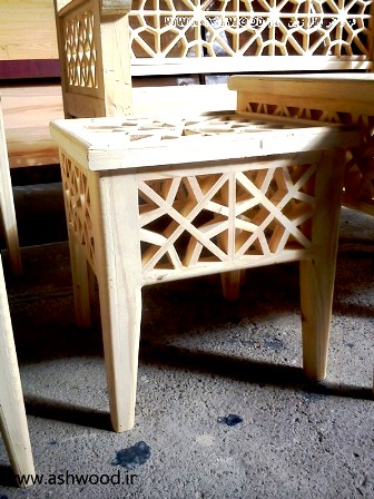 دکوراسیون سنتی چوبی , گره چینی ، میز و صندلی و کاناپه
