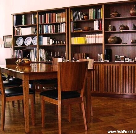 دکوراسیون چوبی ، میز و صندلی چوبی 
