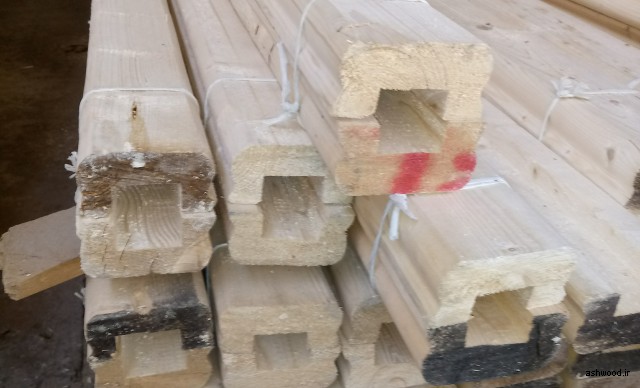 هندریل چوبی , دست انداز چوب کاج و راش , پله پیچ سفارشی