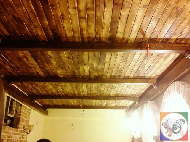 سقف چوبی لمبه کوبی