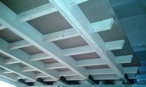 سقف کاذب چوبی ، سقف تیر و تیرچه چوب و فلز