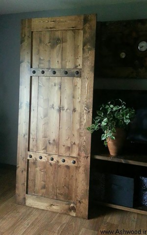 درب آنتیک چوبی