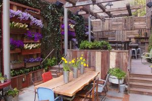 دیزاین و طراحی رستوران باغ