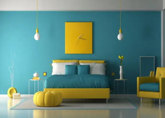 رنگ برای دیوار اتاق خواب