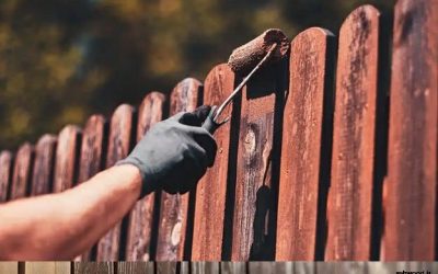 چگونه یک حصار چوبی را رنگ کنیم ؟