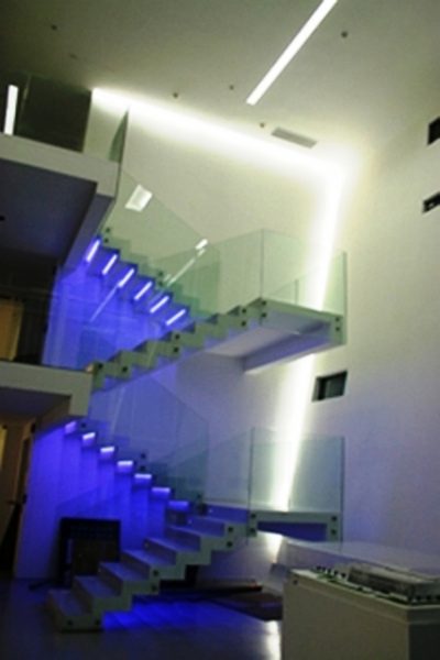 Interior lighting in architecture