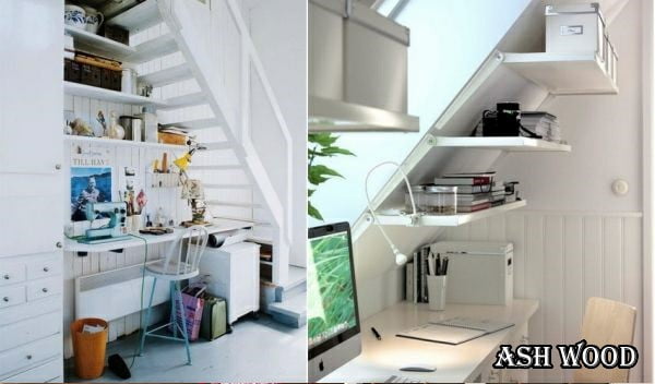 ایده دکوراسیون زیر پله برای فضاهای کوچک