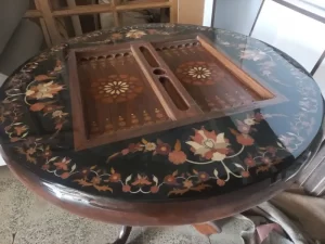 ساخت میز معرق شطرنج و تخته نرد