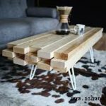 میز چوبی ساخته شده از تخته