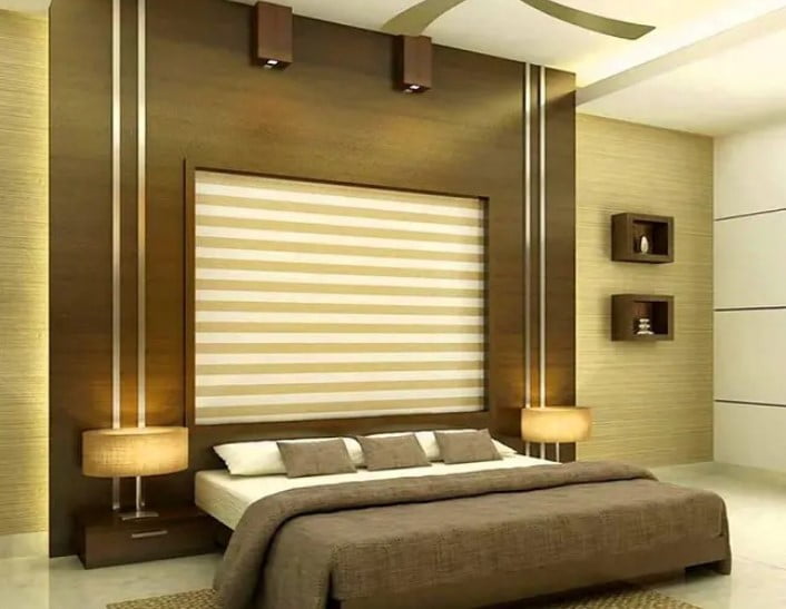 طراحی دیوار پی وی سی برای اتاق خواب