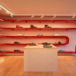 دکوراسیون فروشگاه کفش در پاریس