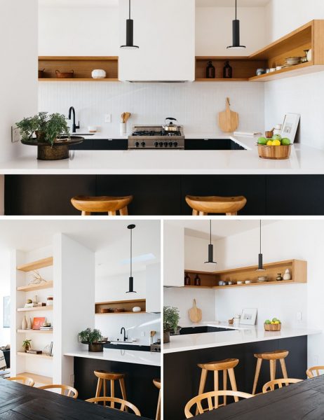 قفسه گوشه ای در آشپزخانه