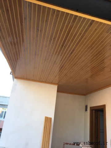 لمبه چوبی سقف کاذب