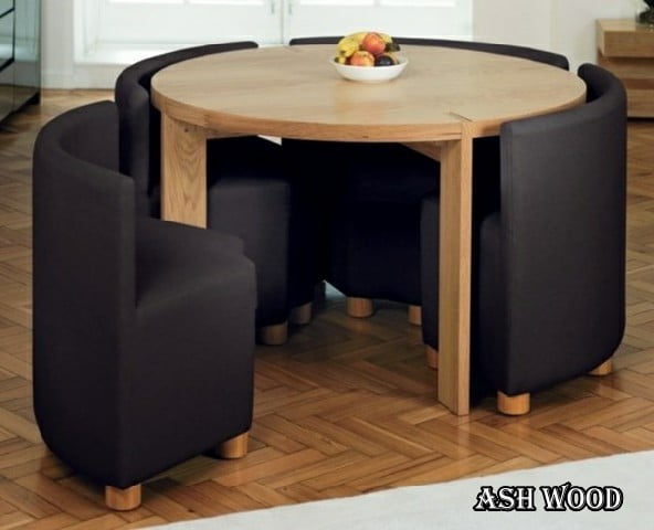 مبلمان کمجا , میز و صندلی های  چوبی ناهار خوری