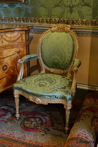 صندلی راحتی ، 1773 ، گیلت وود ، اتاق خواب ایالتی - Harewood House