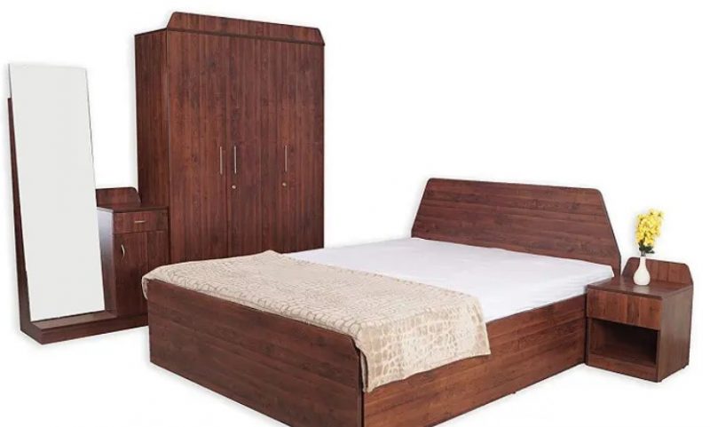 مجموعه اتاق خواب 4 تکه چوبی