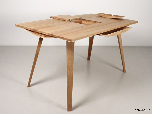 ایده و مدل های میز کار و تحریر چوبی