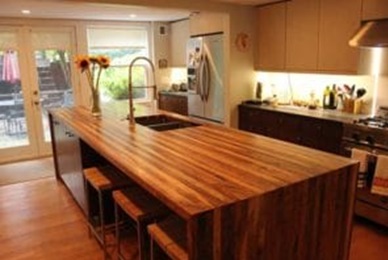 صفحه میز آشپزخانه تمام چوب 