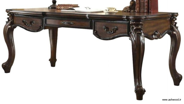 میز تحریر کلاسیک چوبی سفارشی