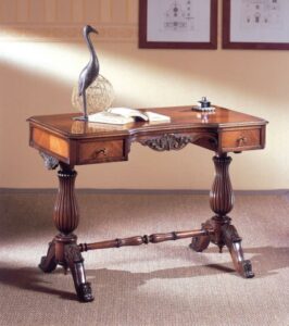 میز تحریر کلاسیک , میز تحریر کلاسیک لوکس , میز تحریریه ساخته شده از  چوب