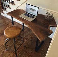 میز تحریر ساخته شده از چوب گردو , اسلب چوب گردو