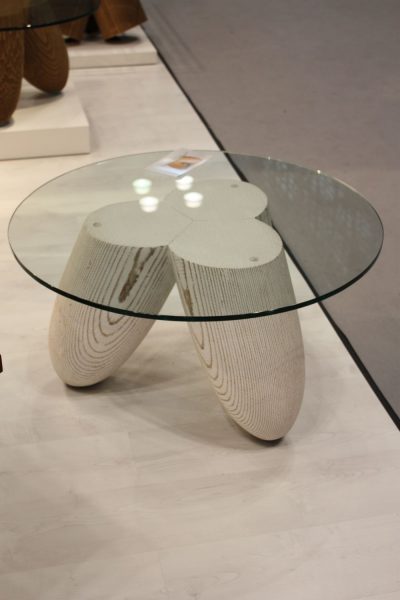 میز جلو مبلی شیشه ای گرد