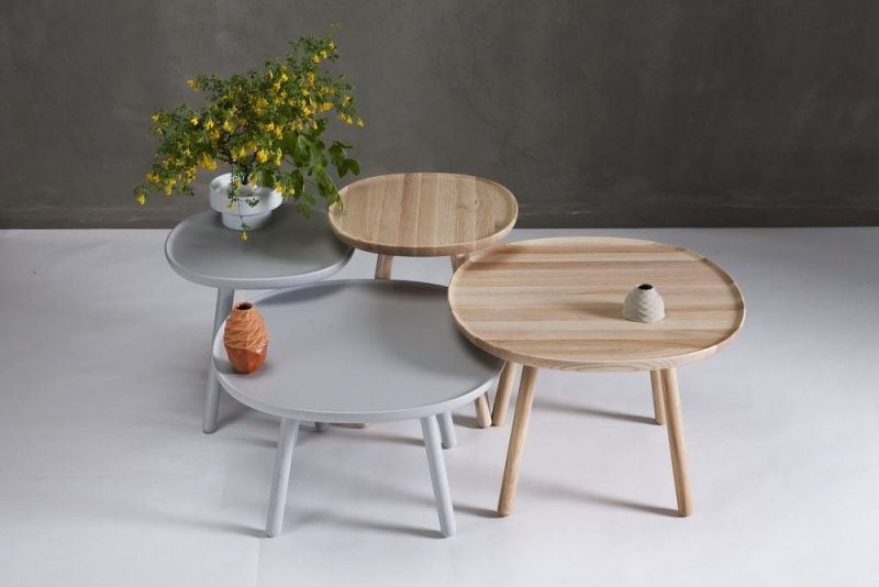 میز های کنار مبلی چوبی ساده