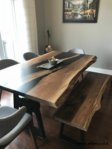 میز چوب گردو , مبلمان چوبی گردو 