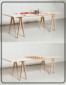 میز نهارخوری چوبی