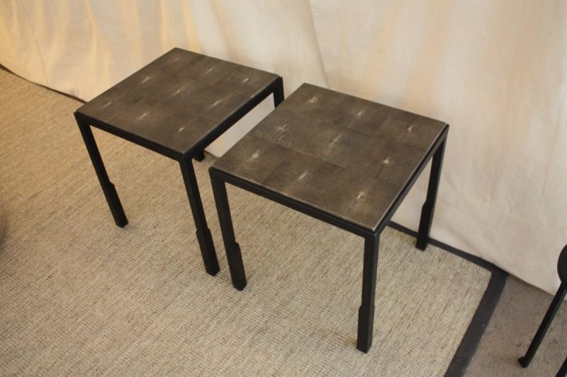 میز چوبی فلزی
