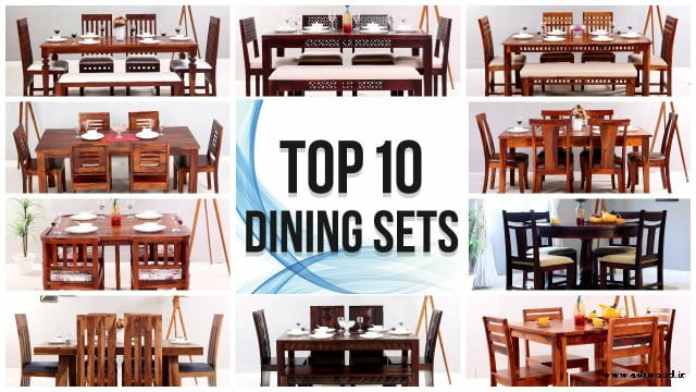 10 تا بهترین طراحی میز ناهار خوری چوبی در سال 2021