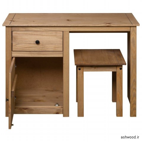 ایده میز کنسول چوبی دراور و میز چوبی
