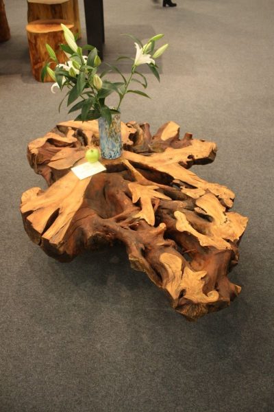 میزهای جلومبلی چوبی مجسمه ای