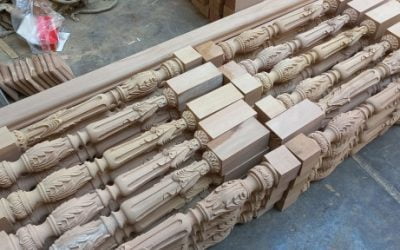 خواص چوب راش برای استفاده در نرده چوبی پله