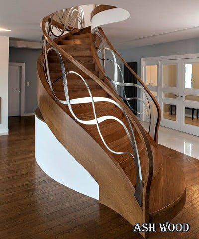 ایده و مدل نرده چوبی پله