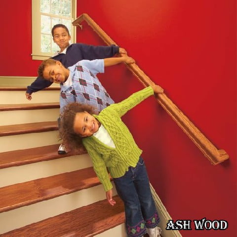 اجرای نرده چوبی برای کنار پله چوبی , نرده چوبی و هندریل پله, اجرای نرده چوبی راه پله