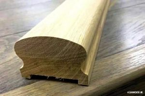 هندریل و دسته نرده چوبی پله