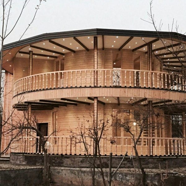 نمونه خانه چوبی