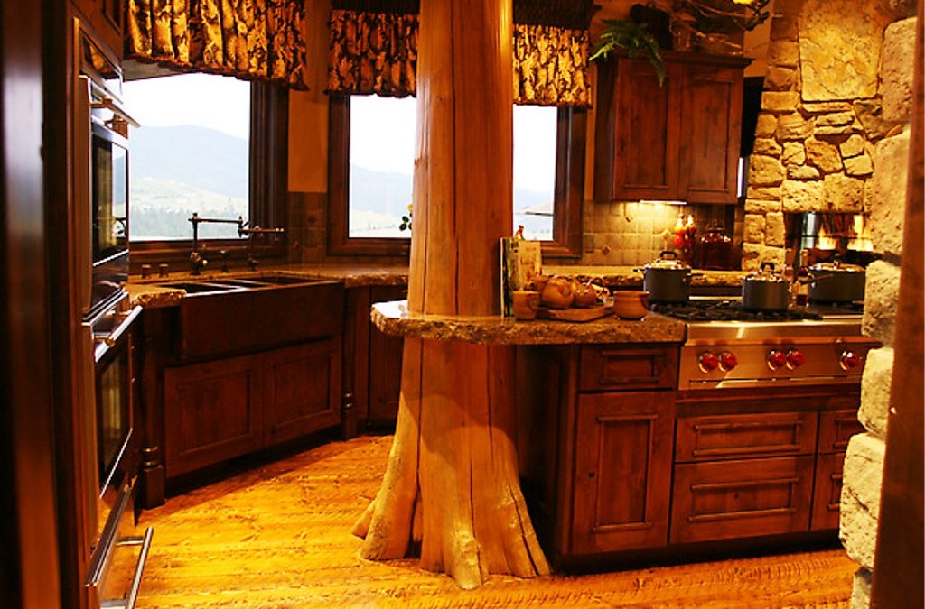 ایده هایی قشنگ و زیبا برای یک آشپزخانه مدرن چوبی
