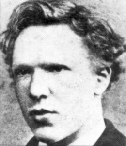 ونسان در ۱۸ سالگی، بین ۱۸۷۱ و ۱۸۷۲. او در این زمان در یکی از شعبه‌های شرکت گوپیل و شرکا در لاهه کار می‌کرد.