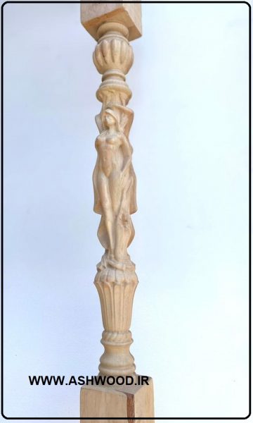 پایه نرده چوبی مدل فرشته 