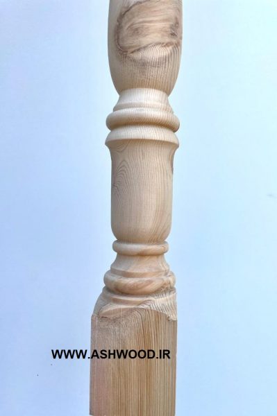 پایه نرده چوبی مدل جامی  چوب کاج روسی 