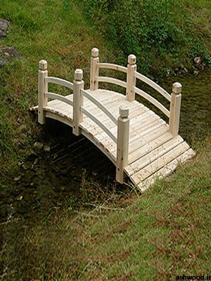 ساخت پل چوبی